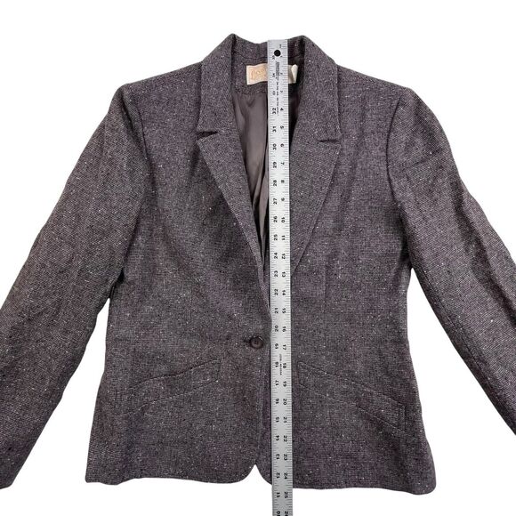Pendleton Wool Blazer Jacket Plaid Tweed Womens Size 10 Vintage Made In USA - Picture 11 of 12